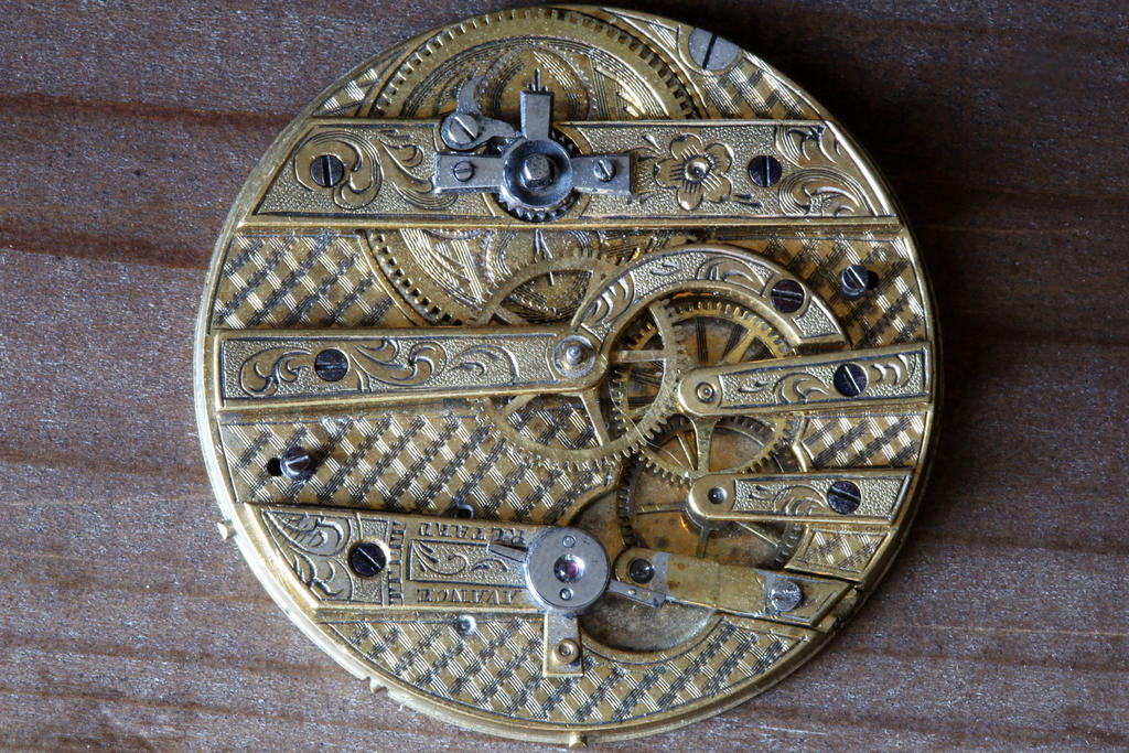 Antique watch movement for Steampunk 2