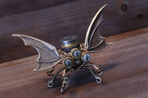 Steampunk Cthulhu Sculpture