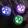 Magical glowing jewelry: Pentagram