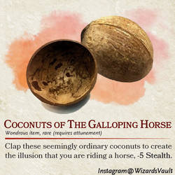 Coconuts of the Galloping Horse