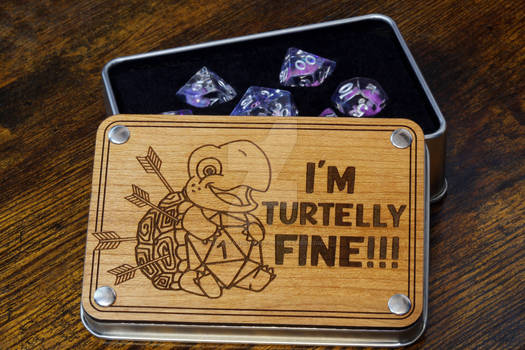 I'm Turtelly fine dice box