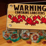 Lobster dice set and box