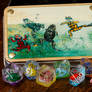 Natural History frog dice box and dice set