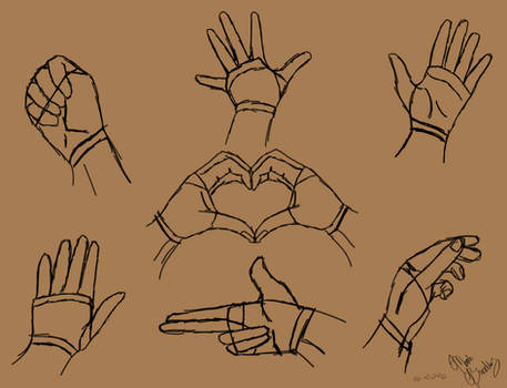 Simple Hand poses
