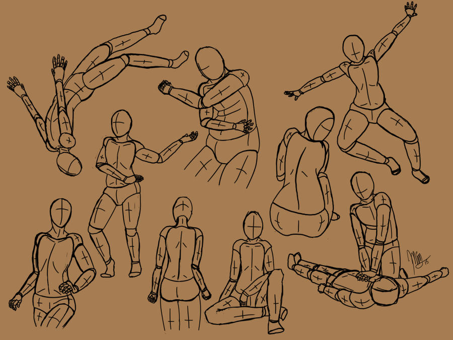 Random Poses Random Poses 2 by TastyOranges on DeviantArt