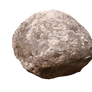 Round cobble stone.