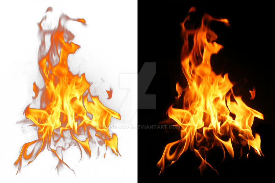Fire on a transparent background. by PRUSSIAART on DeviantArt