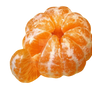 Mandarin peeled.