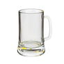 Transparent beer glass on a transparent background