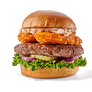 Burger on a transparent background.