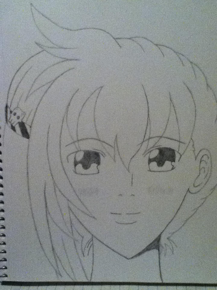 Manga Female Sketch: Akemi.