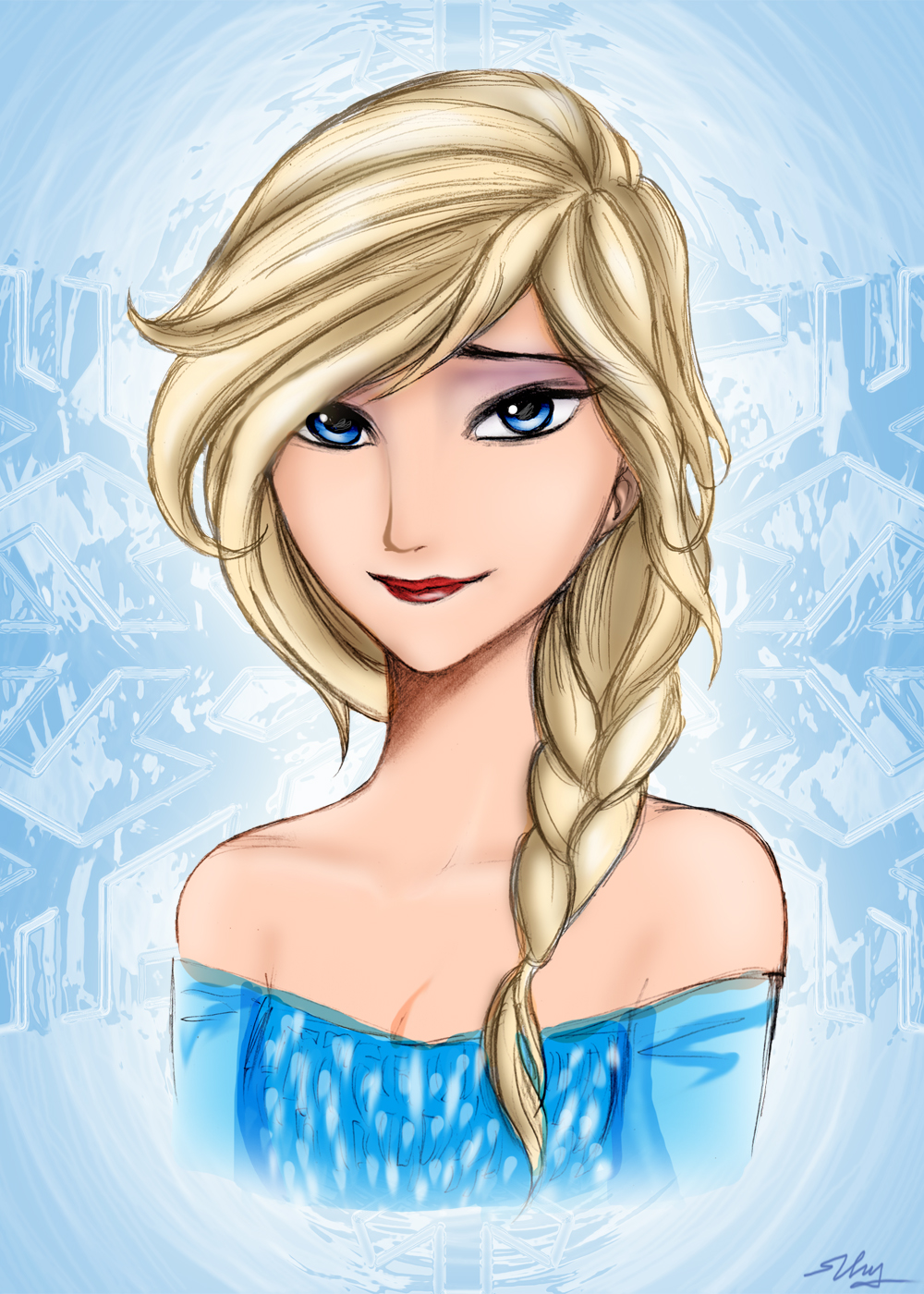 Elsa Concept Hairstyle By Sorrowofdestiny On Deviantart