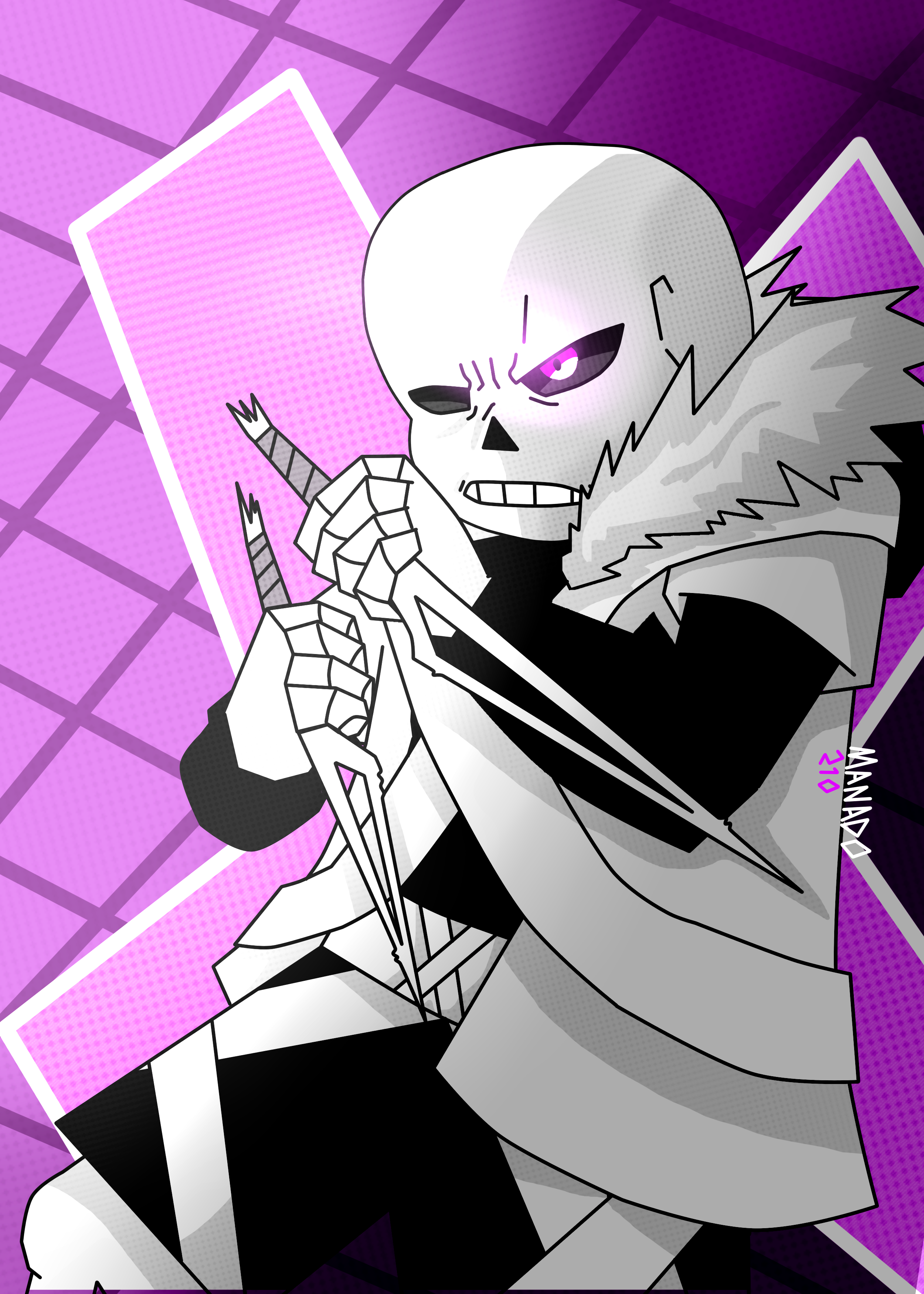 Pixilart - cross sans uploaded by yurikomoth