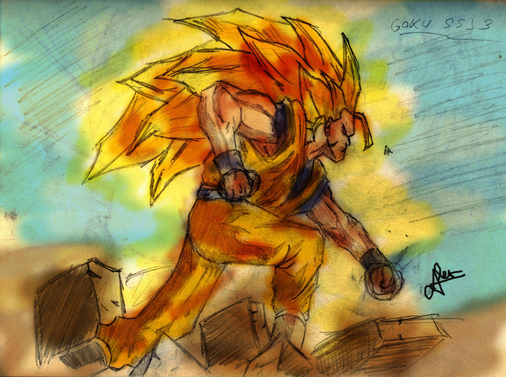 Goku SSJ3 by alexsony on DeviantArt