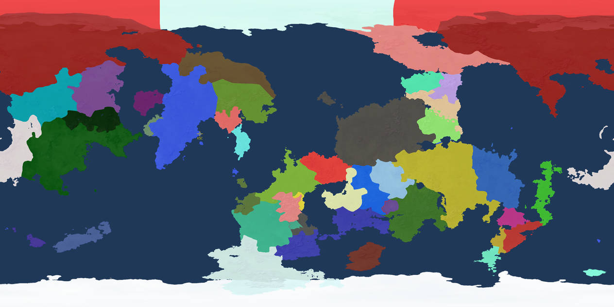 Political Map of Kerbin in the 19530's - KSP Fan Works - Kerbal Space ...