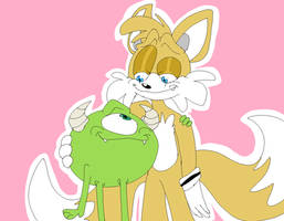 Tails And Mike Wazowski