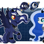 Commission | Starlight Aurora and Crescent Monsoon