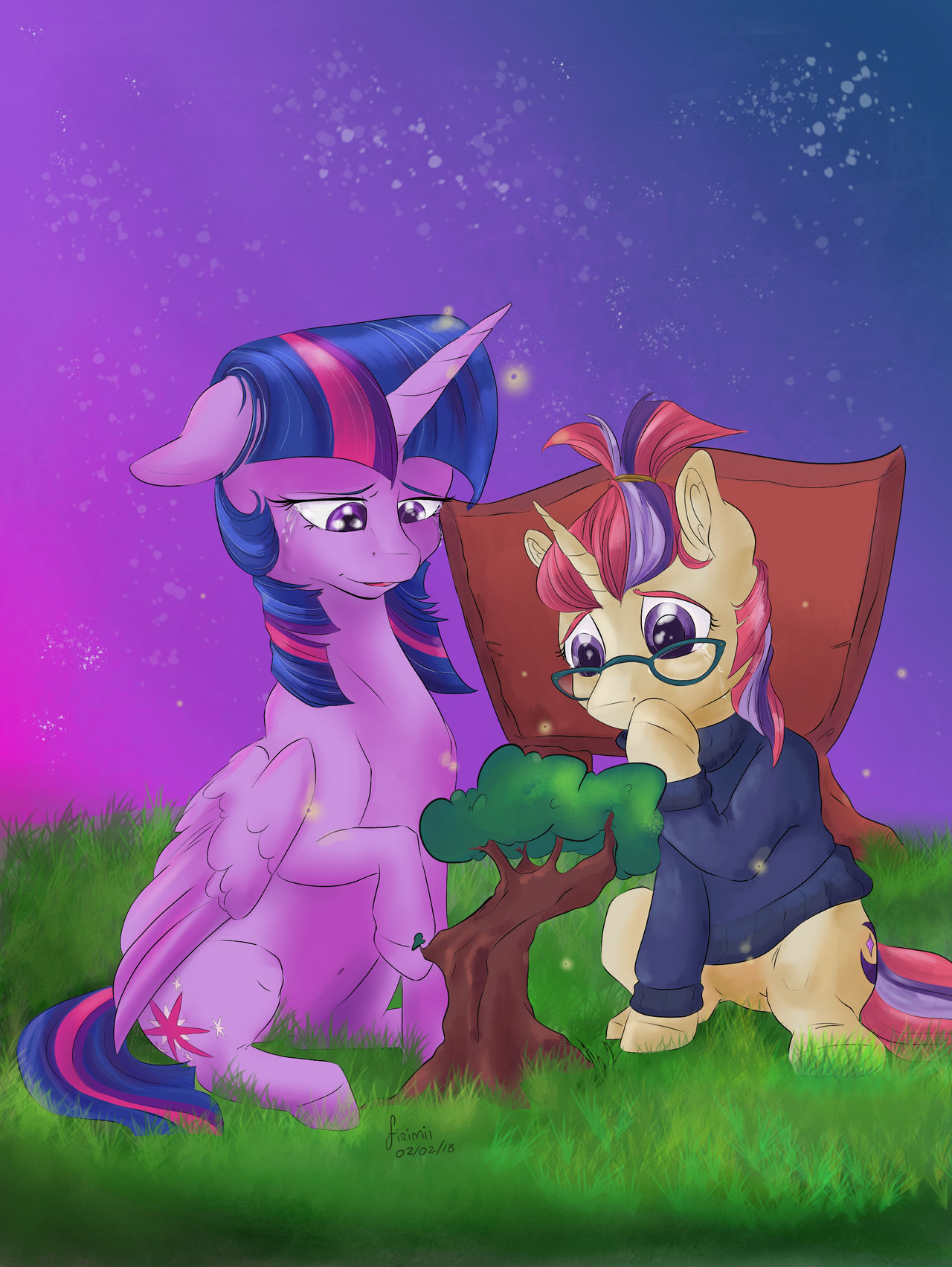 Shining Oaks Library - commission by Firimil