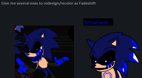 Sonic.EXE rewritten by AI by Joshua828282 on DeviantArt