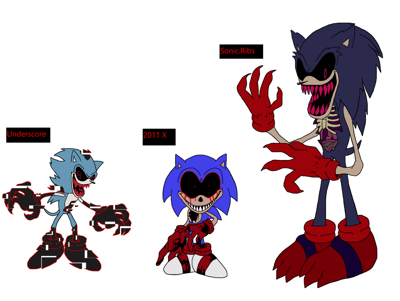 Demon on X: 2011 X drawing from  #sonicexe  #takeabreather  / X