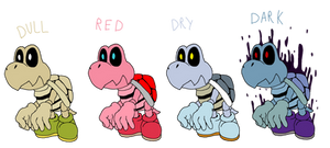 Dull, Red, Dry, Dark Bones