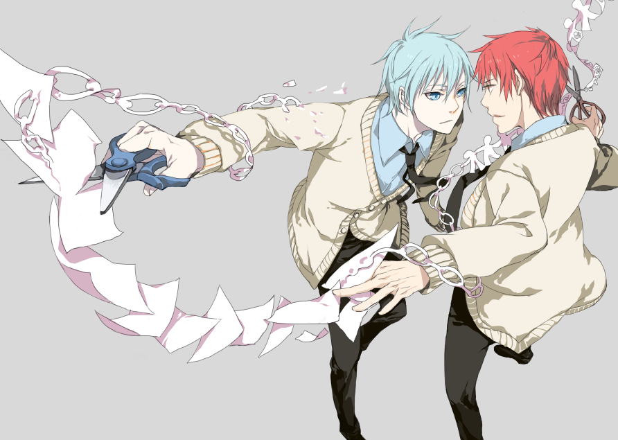 Kuroko and Akashi by nisotatsu on DeviantArt