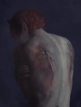 In pain