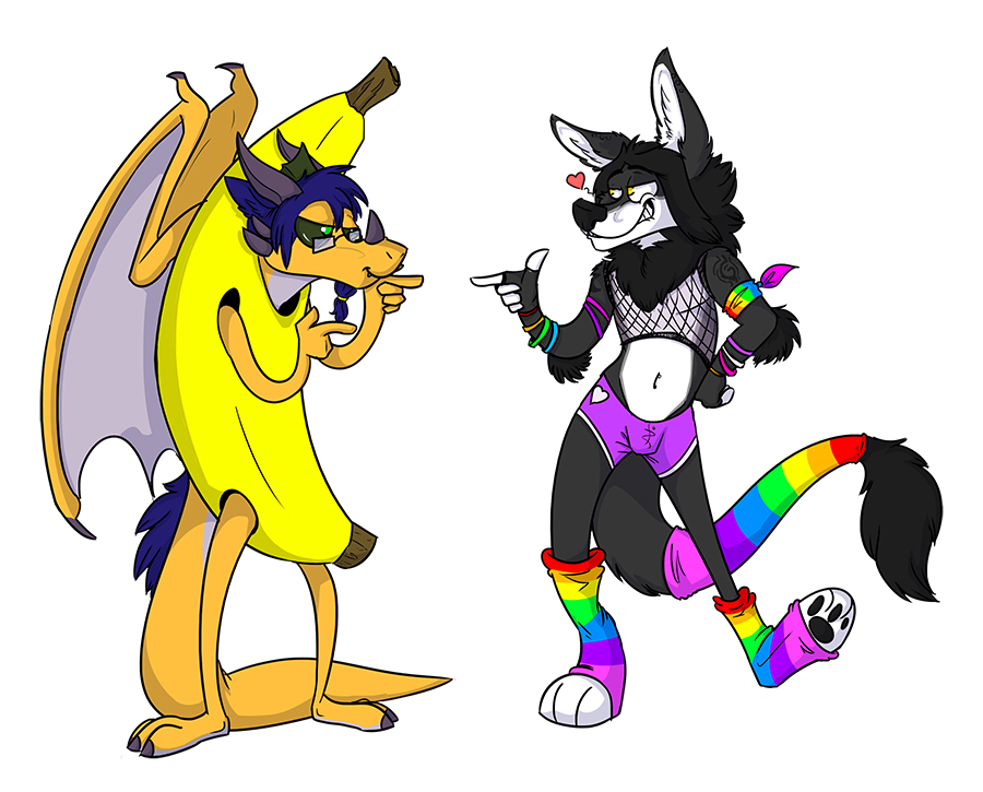 GAY DOGS AND BNANA DRAGONS