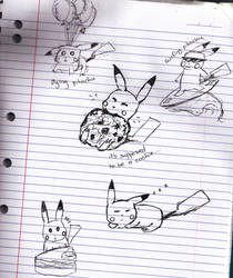 Things I Found In My Maths Book - Pikachus