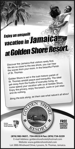 Golden shore 2x20cm press ad