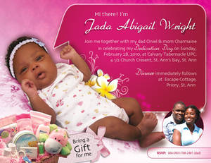 ma daughter christening invite