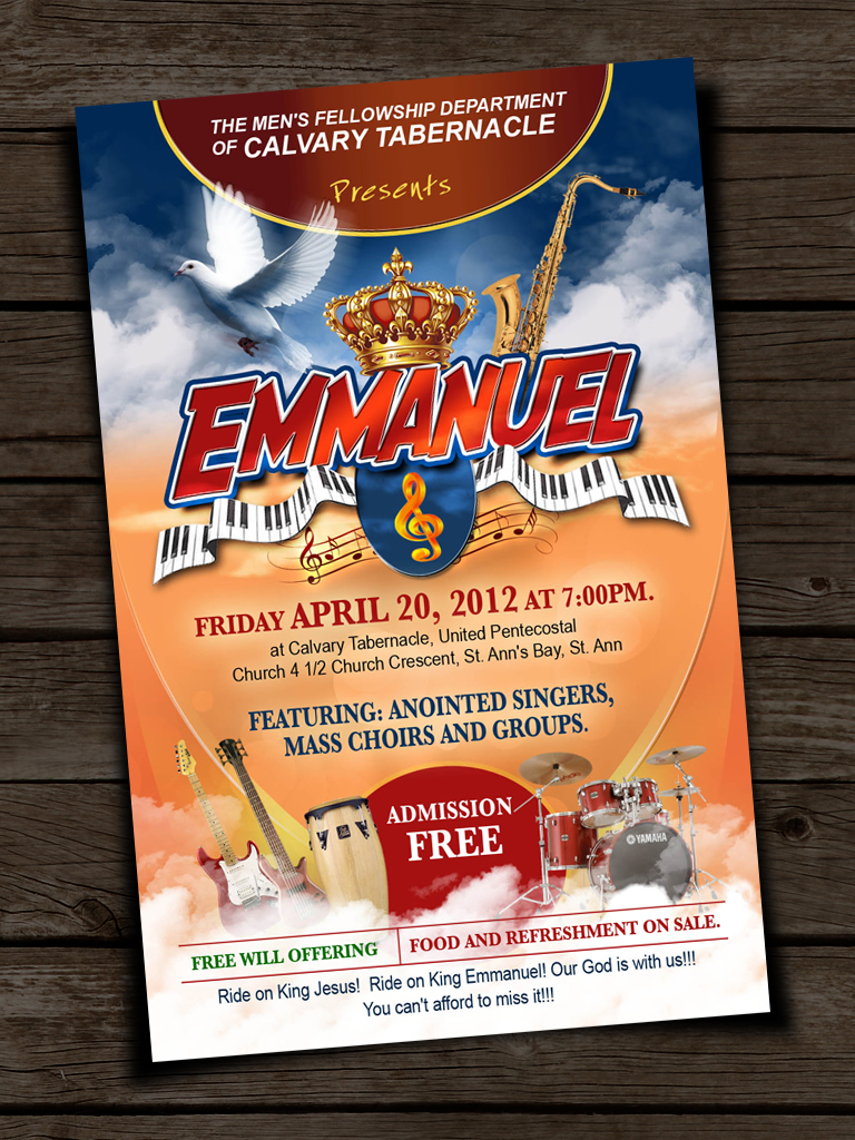 Emmanuel Gospel Concert Flyer