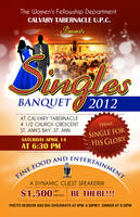 Singles banquet flyer