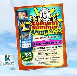 summer camp flyer