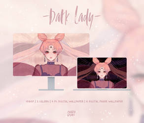 Sailor Moon Dark Lady digital Wallpapers