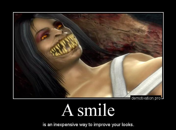 Mileena demotivates you