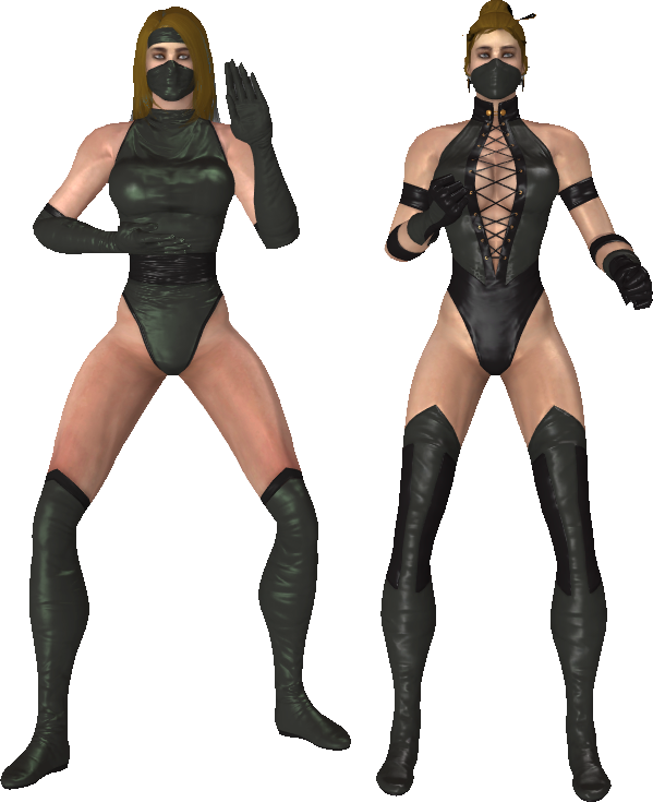 Sonya Blade ninja-ized (for XNALara)