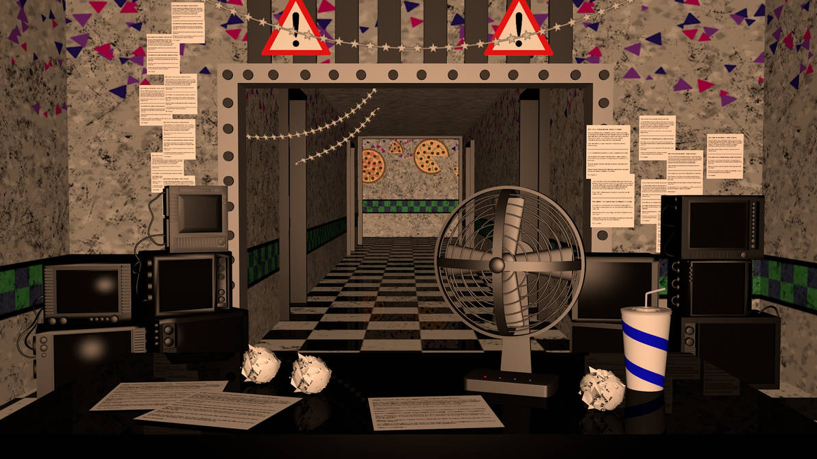 fnaf 2 Map DOWNLOAD by Cyberon1ck on DeviantArt