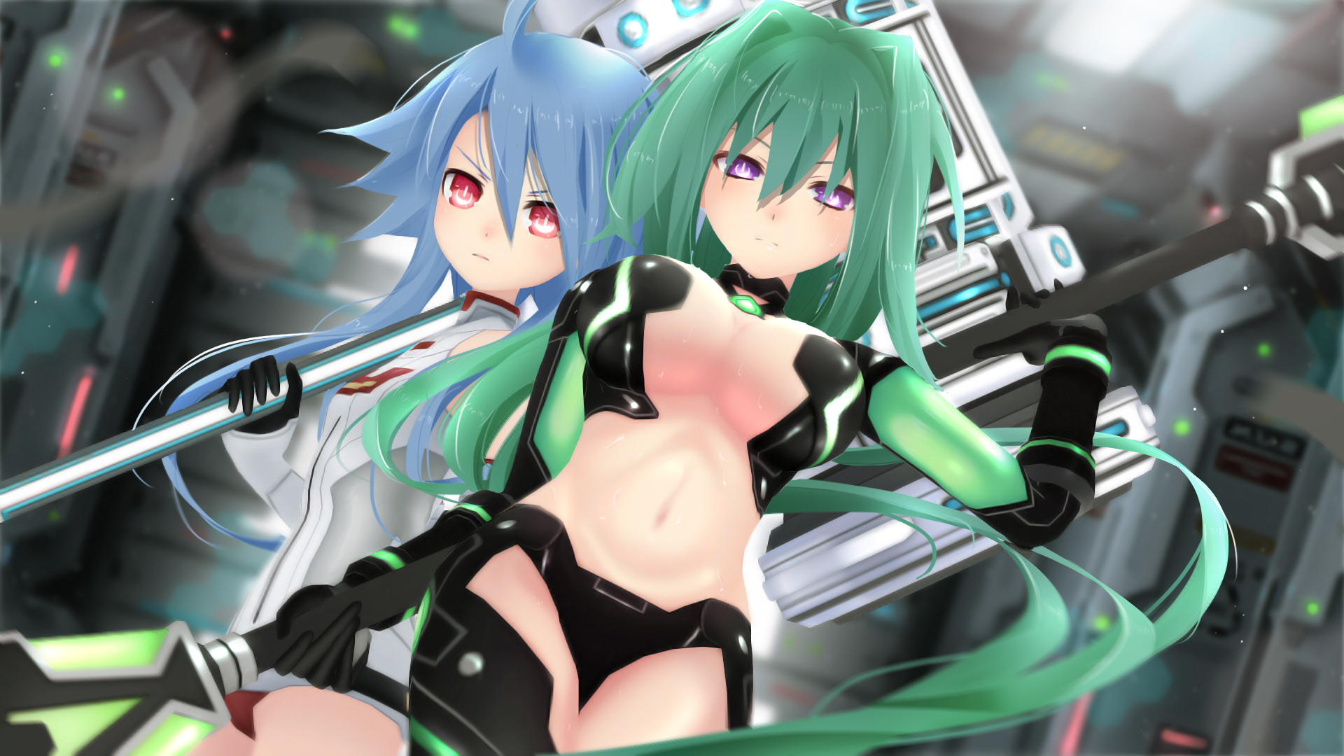 White x Green Heart