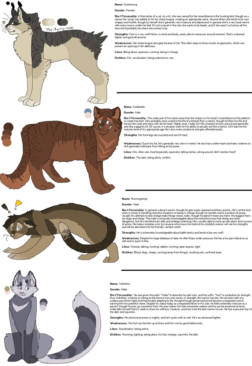 Warrior Cat Adopts- SOLD