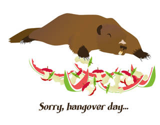 Sorry, hangover day...