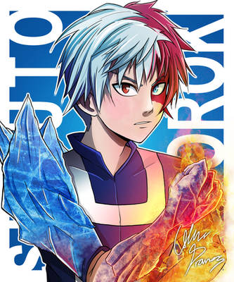 Todoroki - My Hero Academia by Oskar-Draws
