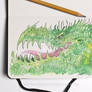 Mossy Spring Dragon - Sketch 2