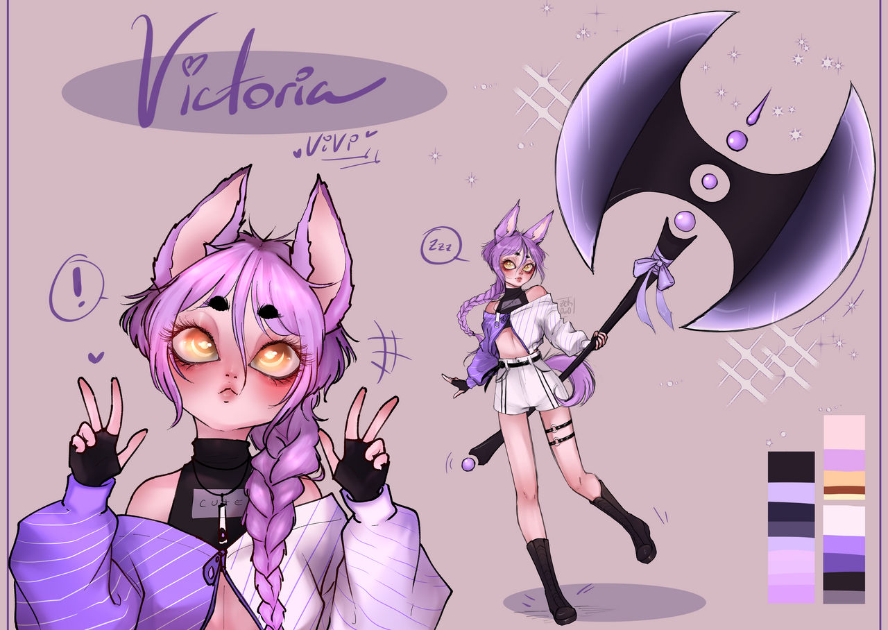 Victoria character sheet by Zek-0w0 on DeviantArt