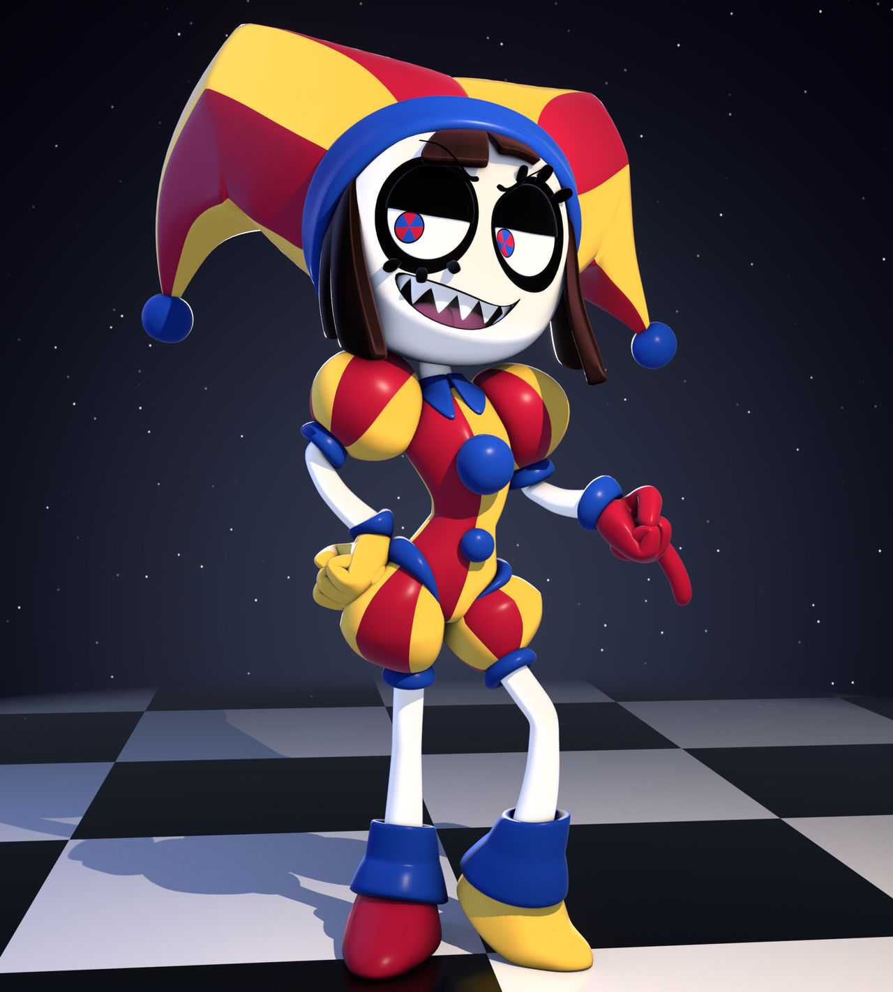 3D Evil Pomni By R Poole On DeviantArt 3d-evil-pomni-by-r-poole-on-deviantart
