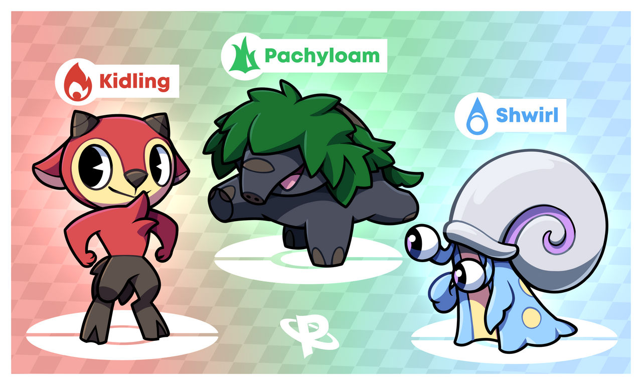 Kidling, Pachyloam, and Shwirl