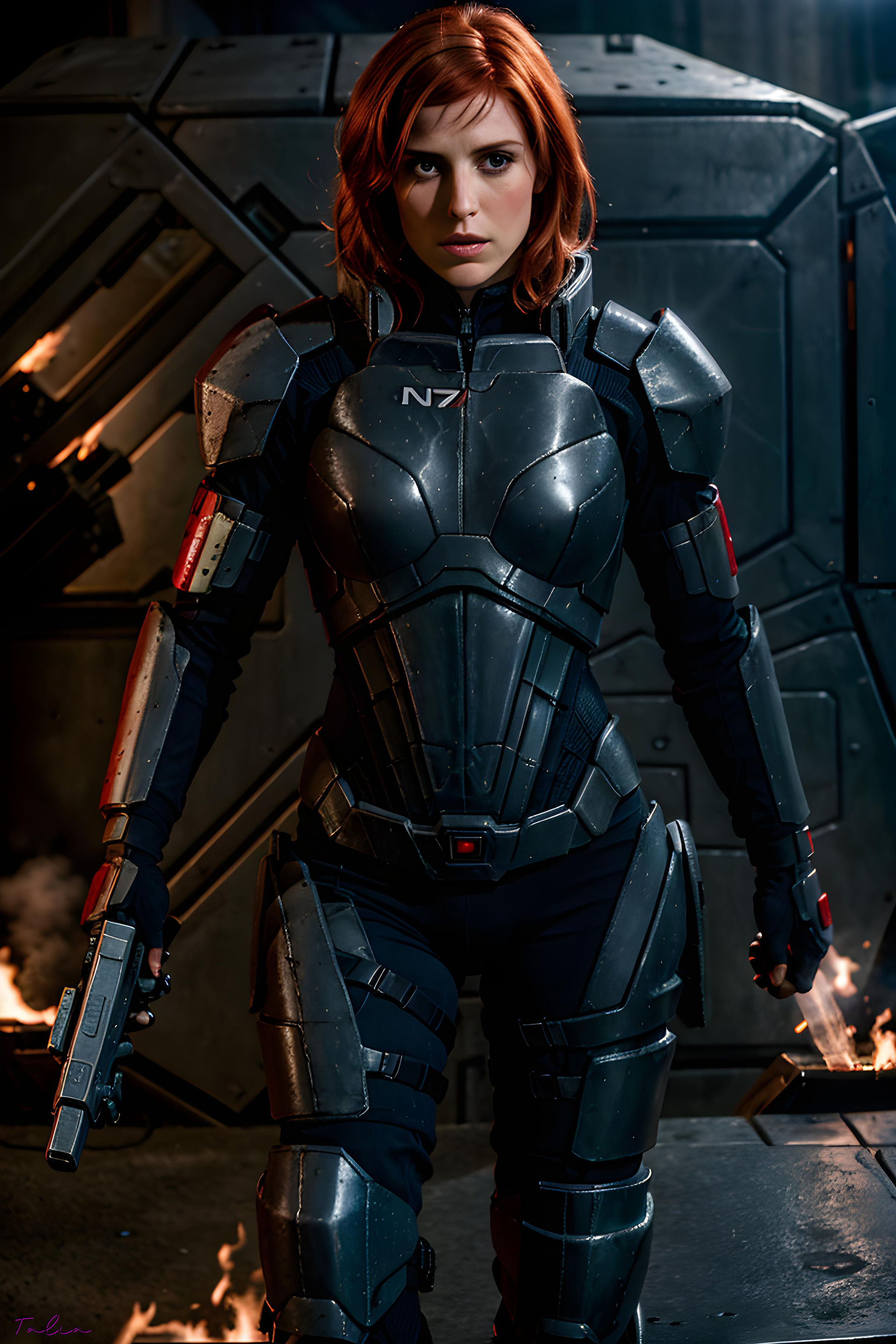 Shepard Me1 Mass Effect Commander Shepard 1 by TaliaRebellious on DeviantArt