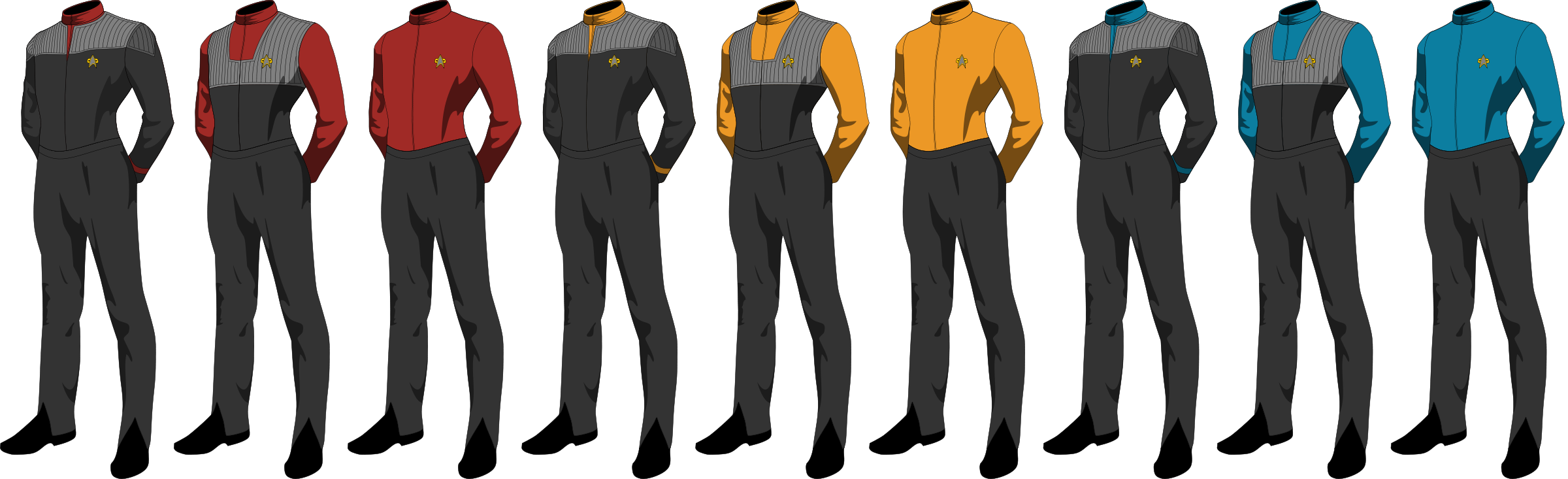 Star Trek Uniform 2373 Crewman