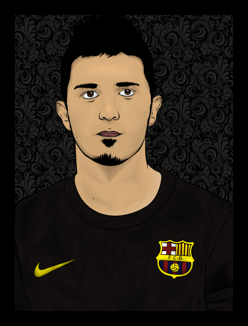 David Villa Vector