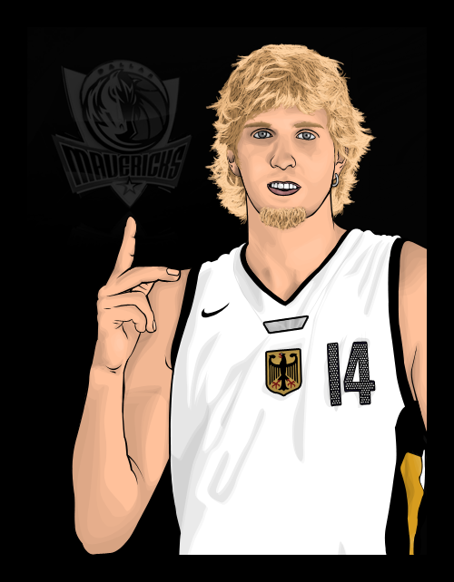 Dirk Nowitzki Vector